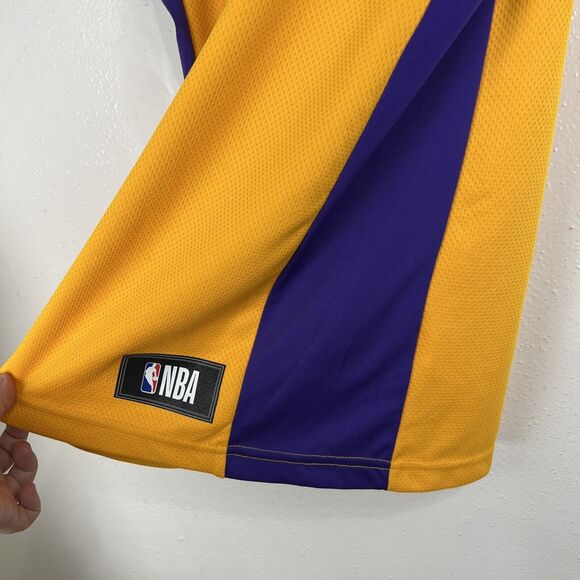 Los Angeles Lakers Jersey Youth Large Gold Purple NBA Basketball TX3 Lebron 23 - Picture 8 of 12